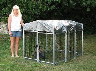 Newly listed DOG KENNEL,PORTABL E,OUTDOOR,EXER CISE PEN,CAGE 4X6X4h