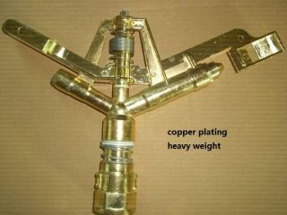 copperplating irrigation sprinkler gun