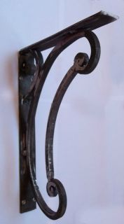 Rustic wrought iron kitchen cabinet corbels bar bracket