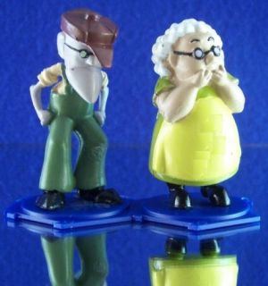 FIGURES ELDERLY FARMERS MURIEL+EUSTACE COURAGE THE COWARDLY DOG