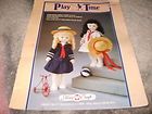 Craft book 11 1/2 doll sailor outfit girl pattern EASY