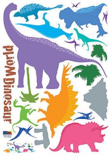 Dinosaur World Instant Instant Art Decor Removable Wall Sticker Decal