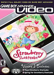 NEW GAMEBOY ADVANCE, DS, DS LITE VIDEO STRAWBERRY SHORTCAKE Squished