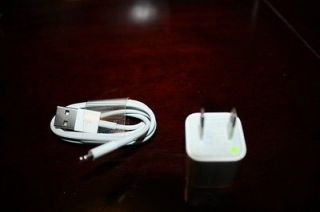 Apple OEM Lightning to USB Cable for iPhone + wall charger
