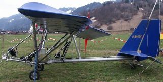 Dragonfly Ultralight Glider Tug Moyes Airplane Kiln Wood Model Replica