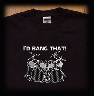 bang that t shirt funny black music drummer drums musician band