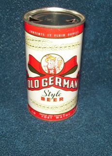 Old German Style Beer~Renner Co.~Fort Wayne Indiana~1 Flat Top Beer