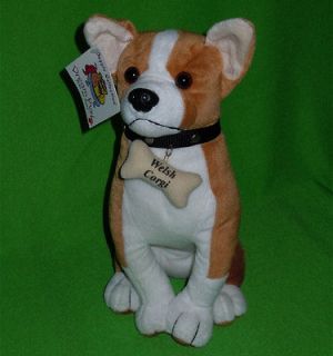 NEW 12 Dream Play plush tricolor Corgi stuffed dog