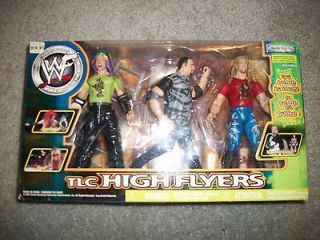 WWE WWF JEFF HARDY/BUBBA RAY DUDLEY/EDGE TLC HIGH FLYERS JAKKS 2001