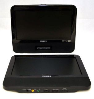 Philips Dual 9 Dual 2 LCD Car Portable DVD Player Widescreen PET9402
