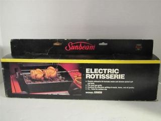 NIB Sunbeam Electric Rotisserie Model #0989