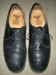 Dr Martens Vintage Black oxford ENGLAND shoes 1461 3i gibson   UK 15