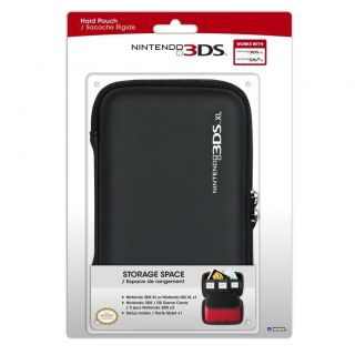DSi XL 3DS XL   Hard Case Pouch (HORI) Black NEW Official Licensed