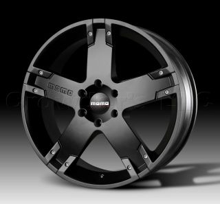 MOMO Car Wheel Rim Storm G.2 Matte Black 22 x 9.5 inch 6 on 5.5mm