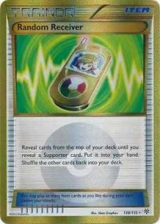 GOLD RANDOM RECEIVER SHINY SECRET 137/135 PLASMA STORM Pokemon Card