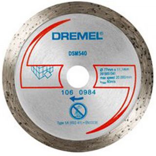 Dremel DSM540 Diamond Tile Cutting Wheel/Disc/Blade for DSM20 Saw Max
