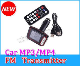 Newly listed New 1.7 LCD Car  MP4 Player USB FM Transmitter SD MMC