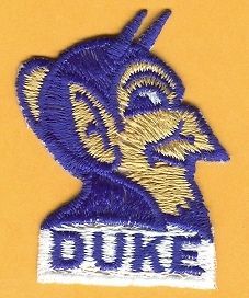 Old DUKE BLUE DEVILS LOGO PATCH Unsold