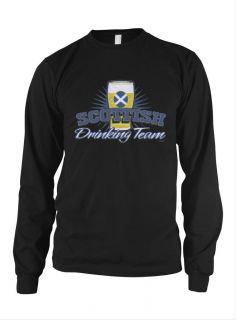 Scottish Drinking Team Thermal Long Sleeve Shirt Scotland National