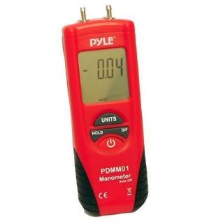 New Pyle PDMM01 Digital Manometer with 11 Units of Measure