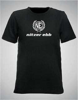 nitzer ebb tee shirt, size and colour choice