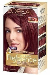 LOreal Paris Superior Preference Hair Dye Color # RR04 INTENSE DARK