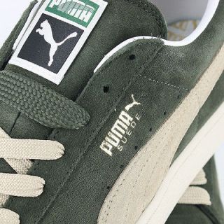PUMA THE SUEDE CLASSIC ECO DARK FOREST GREEN MENS US SIZE 10, UK 9
