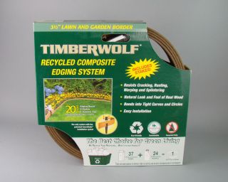 Timberwolf/Sma rt Edge Lawn Edging Border Brown 20 Feet