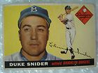 1955 Topps #210 Duke Snider Brooklyn Dodgers Hall of Famer