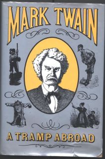 MARK TWAIN * lot of four books * novels, travel, biography * LIBRARY