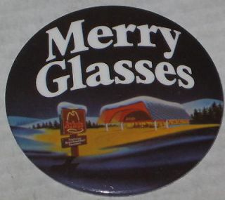 Arbys Christmas Season Merry Glasses Promotion Pin 3