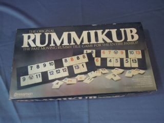 Vintage 1980 Pressman Rummikub Rummy Tile Game