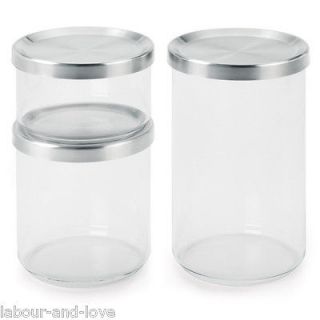 JENAer Glass Food Container w/ Steel Lid JENA Glas New