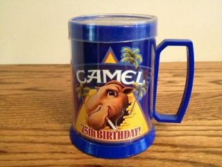 Joe Camel Cigarettes   75th Birthday   Plastic Mug