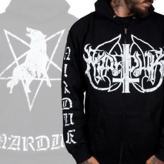 Marduk Wolf Logo Zip Hoodie SM, MD, LG, XL, XXL New