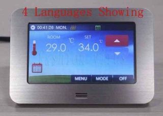 110V/220V Gas Boiler Electric Heating Programmable Color Touch Screen
