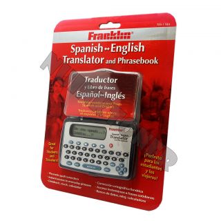 Franklin TES 118 Spanish and English translator and Phrasebook