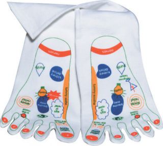 Earth Therapeutics Reflexology Socks for Therapeutic Foot Massage