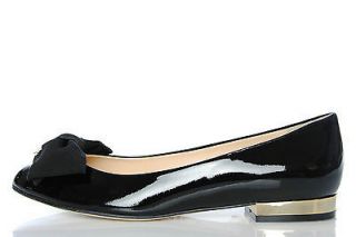 Womens Shoes ELISABETTA FRANCHI Ballet Flat 240 NERO Slip On Patent
