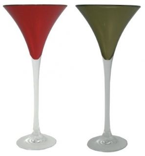9oz Plastic Acrylic Tall Martini Glass 12pc Set