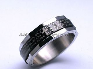 Ring Gold Stainless Steel Mens Band Ring US Size 7 8 9 10 11 12 13
