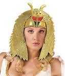 Fancy Dress Cleopatra Egyptian Pharaoh Inca Headdress P