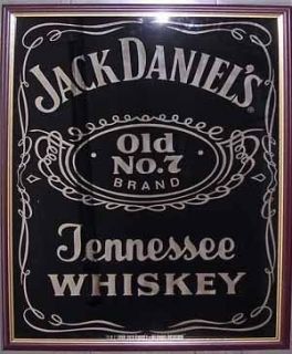 Jack Daniels Poster   Small Pub Mirror