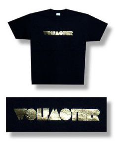 New Wolfmother  Gold Foil Logo  Black Small T shirt
