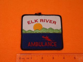 Elk River Minnesota Ambulance 4 x 4 Iron On Patch