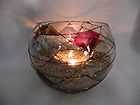 PartyLite Mosaic Tealight Holder With Glass Cup ~ EXELLENT Used Cond