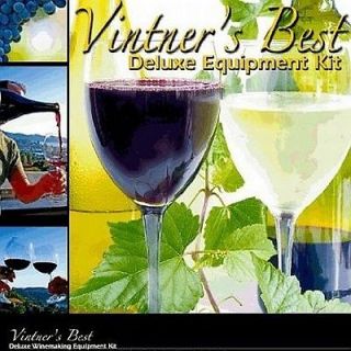 Vintners Best Deluxe Wine Equipment Kit   Includes 6 Gallon Glass