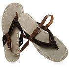US 6 7 8 9 NEW Cow Leather Casual Flip Flops men gladiator sandals