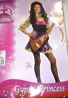 Gypsy Esmeralda Costume Dress Girls M 8 10 NIP