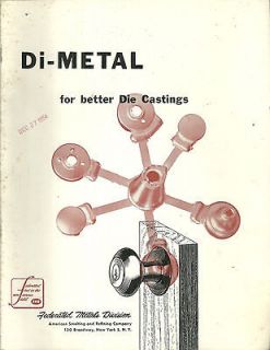 Di Metal Federated Metals Division American Smelting Company Catalog
